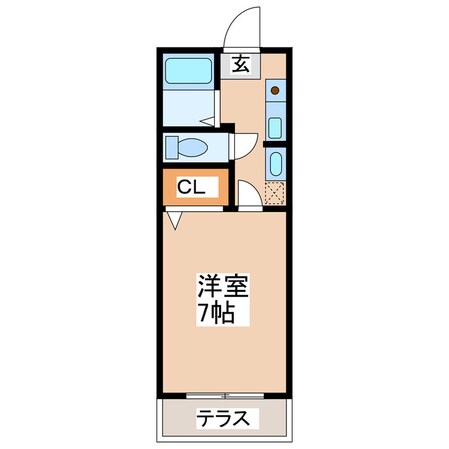 パークノヴァ新屋敷の物件間取画像